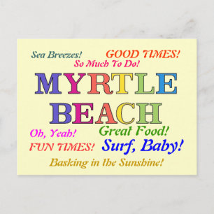 Myrtle Beach Colors Postkarte