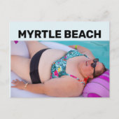 MYRTLE BEACH GROSSE BADEWÜRDE Postkarten (Vorderseite)