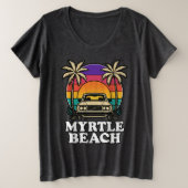 Myrtle Beach Große Größe T-Shirt (Design vorne)