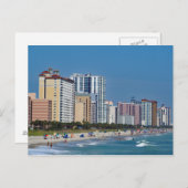 Myrtle Beach Hotels Foto Postkarte (Vorne/Hinten)