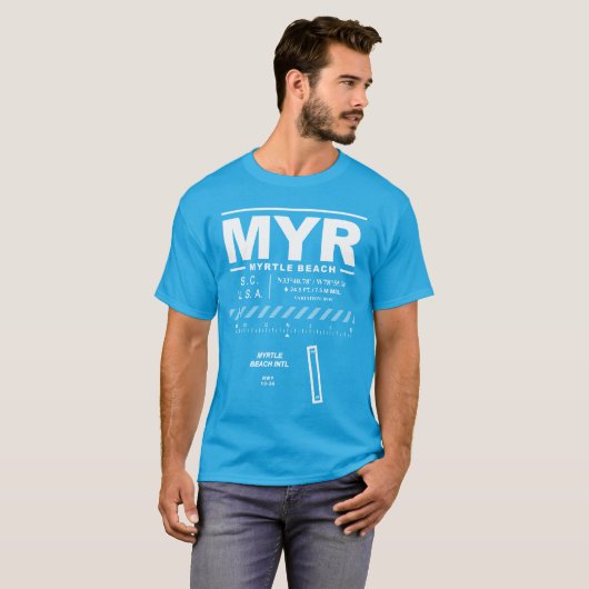 Myrtle Beach International Airport MYR T - Shirt (Vorne ganz)