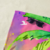 Myrtle Beach ist mein Happy Place Beach Handtuch (Beispiel)