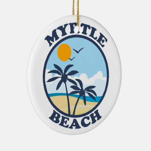 Myrtle Beach. Keramik Ornament (Rechts)
