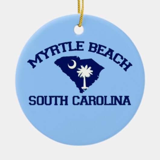 Myrtle Beach. Keramik Ornament (Vorne)