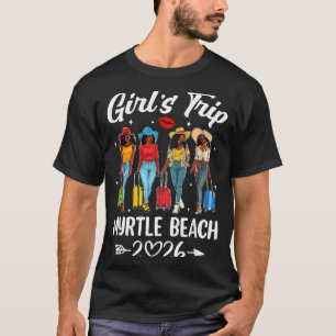 Myrtle Beach Mädchen-Trip 2026 Geburtstagsgruppe F T-Shirt