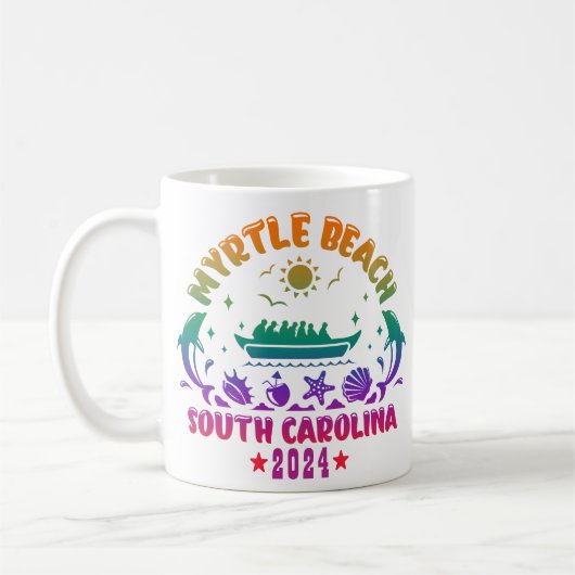Myrtle Beach Magic - South Carolina Abenteuer Kaffeetasse (Links)