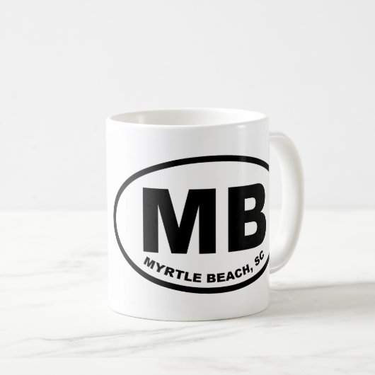 Myrtle Beach MB Kaffeetasse (VorderseiteRechts)