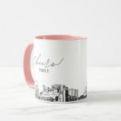 Myrtle Beach Personalisierte Hochzeitscoffee-Tasse Tasse (Vorderseite Links)