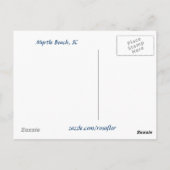 Myrtle Beach Pier Postkarte (Rückseite)