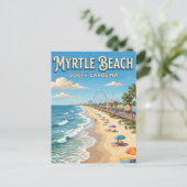 Myrtle Beach Postkarte (Stehend Vorderseite)