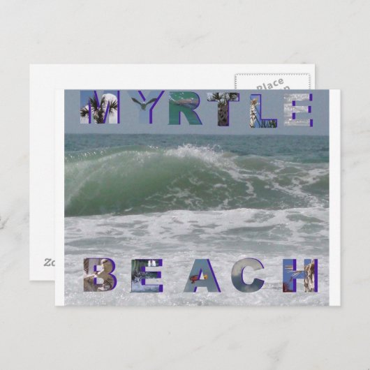 Myrtle Beach Postkarte (Vorne/Hinten)