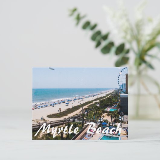 Myrtle Beach Postkarte (Stehend Vorderseite)