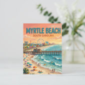 Myrtle Beach Postkarte (Stehend Vorderseite)