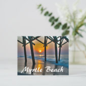 Myrtle Beach Postkarte (Stehend Vorderseite)
