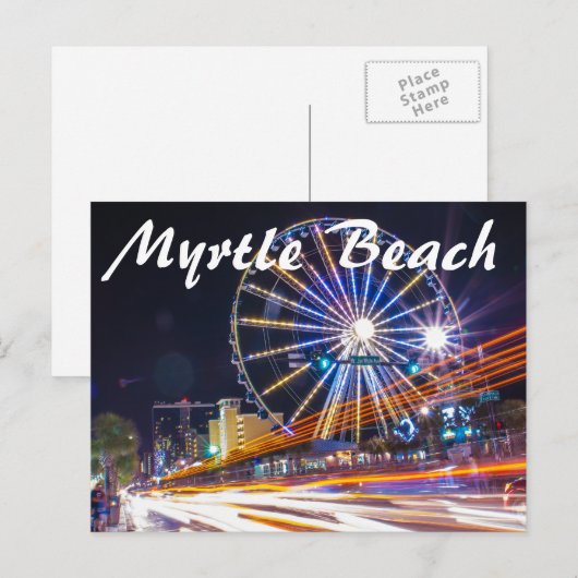 Myrtle Beach Postkarte (Vorne/Hinten)