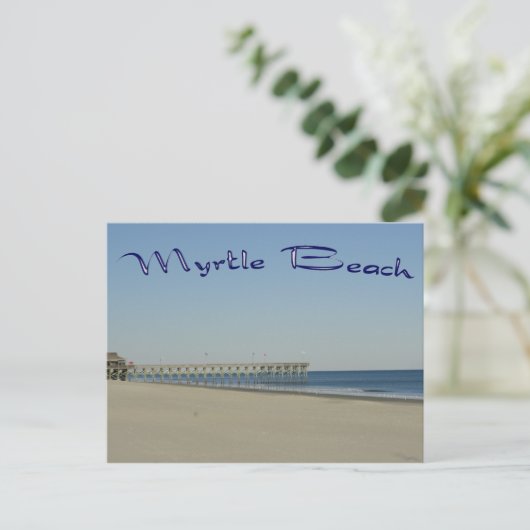 Myrtle Beach Postkarte (Stehend Vorderseite)