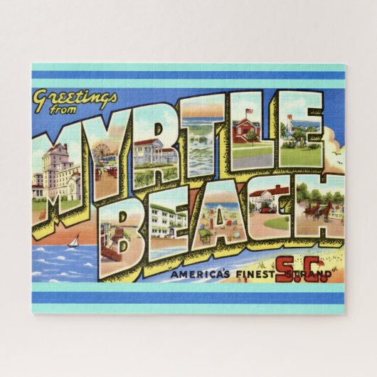 Myrtle Beach Postkarte 16x20 Puzzle (Horizontal)