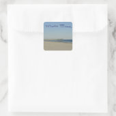 Myrtle Beach Quadratischer Aufkleber (Tasche)
