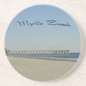 Myrtle Beach Sandstein Untersetzer (Vorne)