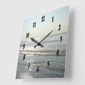 Myrtle Beach, SC. #16 Quadratische Wanduhr (Winkel)