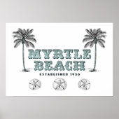 Myrtle Beach SC Est 1938 Poster (Vorne)