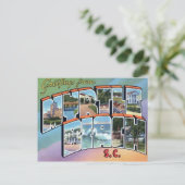 Myrtle Beach SC Großbuchstabe Postkarte (Stehend Vorderseite)