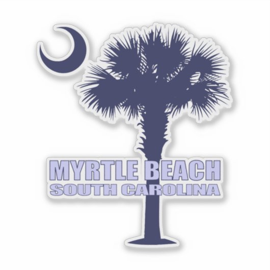 Myrtle Beach SC (P&C) Aufkleber (Vorderseite)