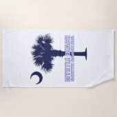 Myrtle Beach SC (P&C) Strandtuch (Vorderseite)