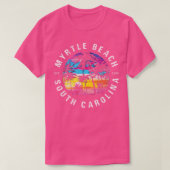 Myrtle Beach SC Palm Tree T-Shirt (Design vorne)