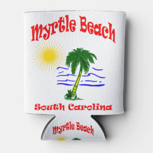 Myrtle Beach SC Palm Tree Wasserdesign Dosenkühler