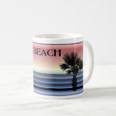 Myrtle Beach Sc-Palme Kaffeetasse (VorderseiteRechts)