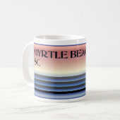 Myrtle Beach Sc-Palme Kaffeetasse (Vorderseite Links)
