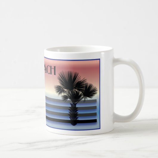 Myrtle Beach Sc-Palme Kaffeetasse (Rechts)