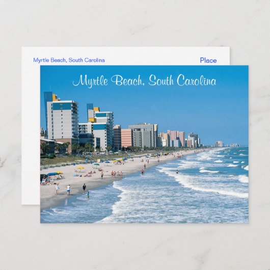Myrtle Beach SC Post Card Postkarte (Vorne/Hinten)