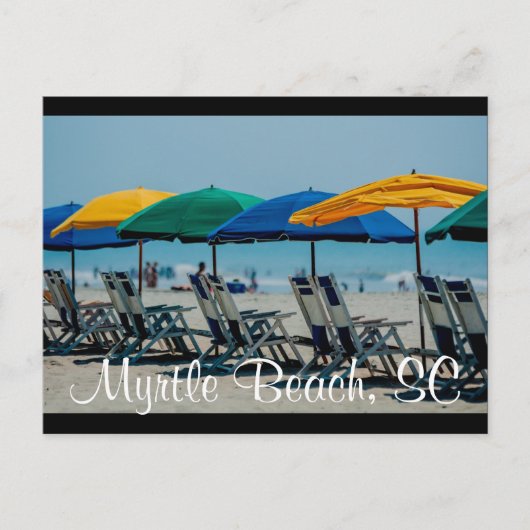Myrtle Beach SC Postkarte (Vorderseite)