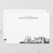 Myrtle Beach Sketch Personalisierte Mitteilungskar Mitteilungskarte (Vorne/Hinten)