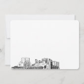 Myrtle Beach Sketch Personalisierte Mitteilungskar Mitteilungskarte (Rückseite)