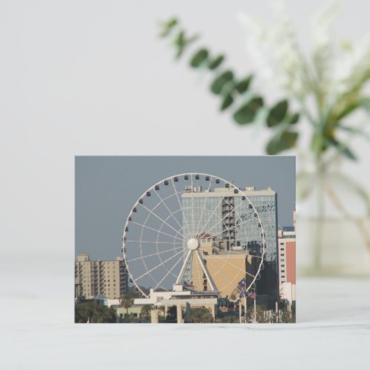 Myrtle Beach Sky Wheel Postkarte (Stehend Vorderseite)