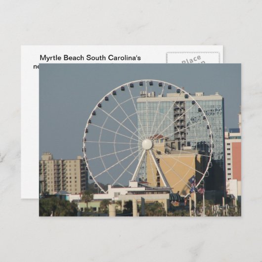 Myrtle Beach Sky Wheel Postkarte (Vorne/Hinten)