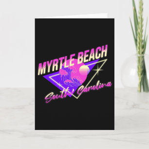 Myrtle Beach South Carolina 80er Retro Sc Urlaub Karte