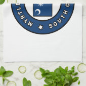 Myrtle Beach South Carolina Geschirrtuch (Gefaltet)