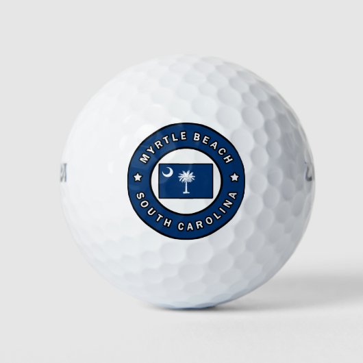 Myrtle Beach South Carolina Golfball (Vorderseite)