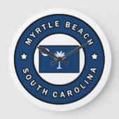 Myrtle Beach South Carolina Große Wanduhr (Vorderseite)