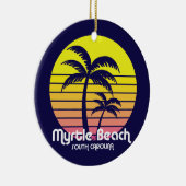 Myrtle Beach, South Carolina Keramik Ornament (Rechts)