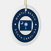 Myrtle Beach South Carolina Keramik Ornament (Rechts)