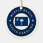 Myrtle Beach South Carolina Keramik Ornament (Vorne)