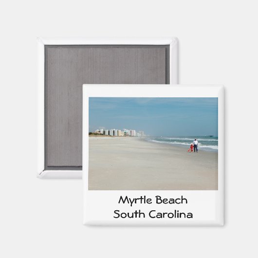 Myrtle Beach, South Carolina - Magnet (Vorderseite/Rückseite)