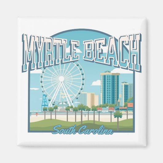Myrtle Beach, South Carolina Magnet (Vorne)
