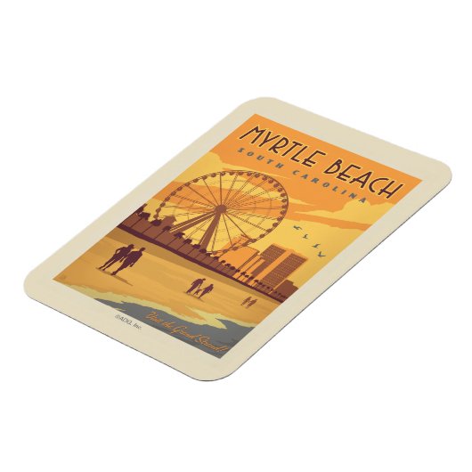 Myrtle Beach | South Carolina Magnet (Linke Seite)