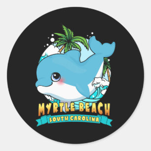 Myrtle Beach South Carolina Niedlich Ba Runder Aufkleber